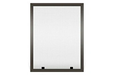 Fixed screen for aluminum bifold window used in kitchen patio and servery openings