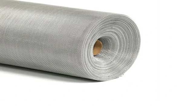 Standard aluminum screen mesh for windows in black, silver, and charcoal colors