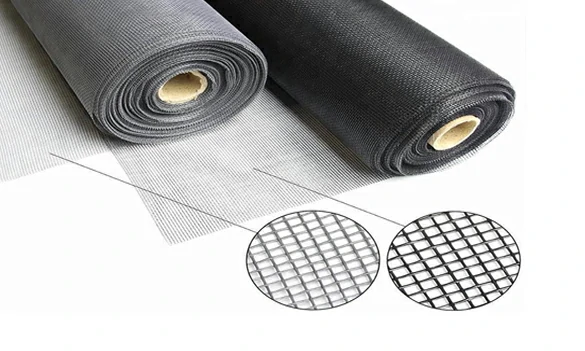 Aluminum window screen mesh roll for rescreening and screen production