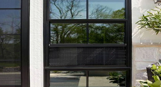 Sliding aluminum window screen for aluminum sliding windows
