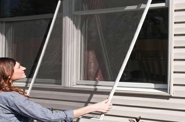 Charcoal aluminum screen mesh for residential and commercial window screens