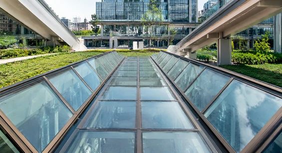 Europäisches Aluminium-Oberlichtsystem für Wintergarten und Dachverglasung