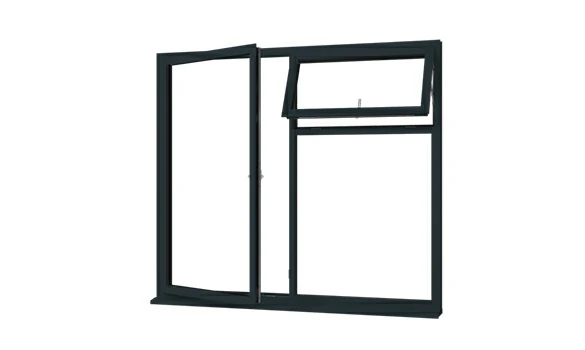 Slim aluminium window frames