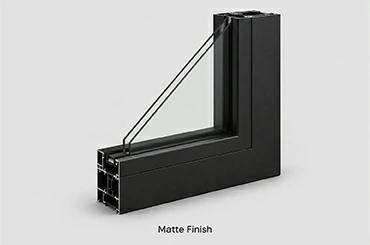 Matte finish