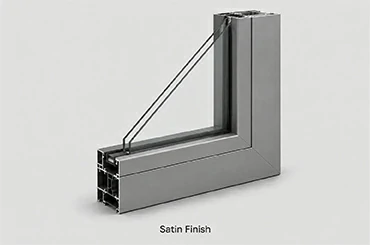 Satin finish