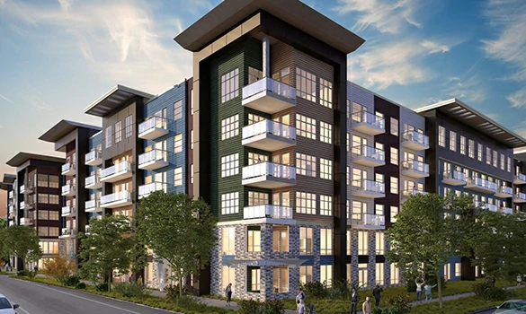 Residential buildings and apartments