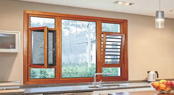 Aluminum clad double hung window for residential replacement project