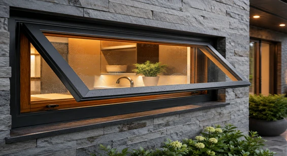 Aluminum clad fixed direct set window for large view opening