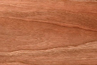 Cherry wood interior option for aluminum clad wood windows