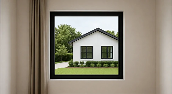 Aluminum picture window