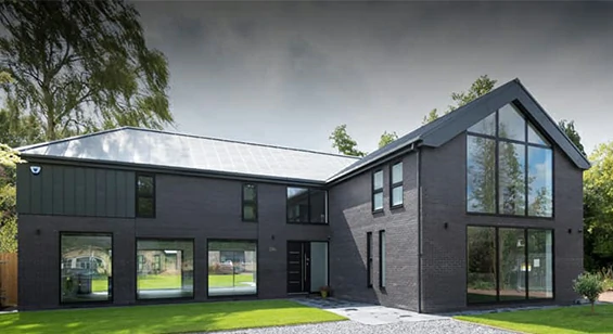 Aluminum fixed window wall