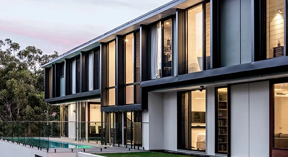 Commercial aluminum fixed window