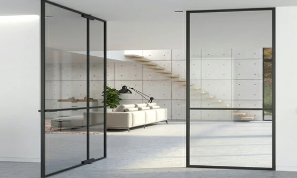 Slim-Frame or High-Performance Aluminium Hinged Doors