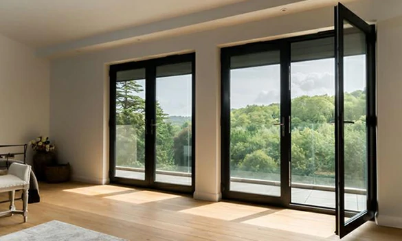 Inward-Opening Aluminium Hinged Doors