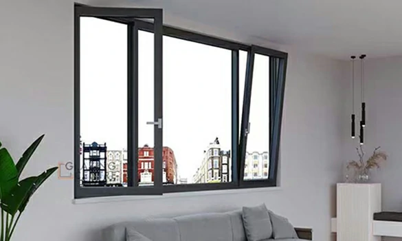 Thermal break aluminum tilt and turn windows