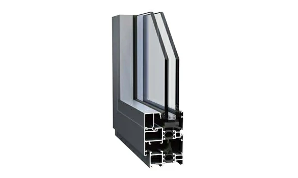ES57 standard thermal break aluminum casement window