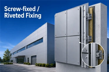 Screw-fixed / Riveted Fixing System