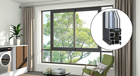 Thermally Broken Aluminum Sliding Windows
