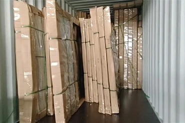 Finished door and window container loading