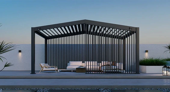 Adjustable Louvered Roof Pergola