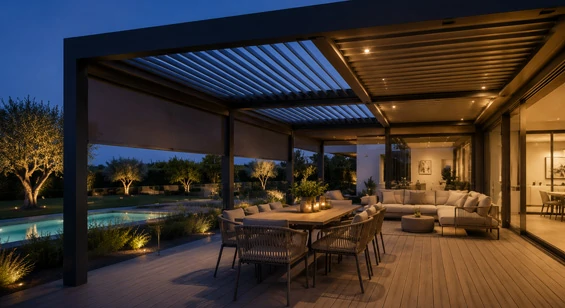 Motorized Aluminum Gazebo