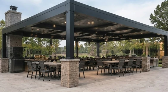 Heavy-Duty Aluminum Gazebo System