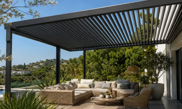 163 Series Aluminum Louvered Pergola