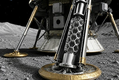 launch vehicle and landing buffer structures