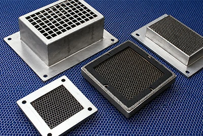 EMI shielding honeycomb core