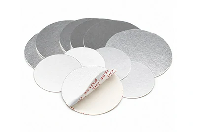 Two-piece aluminum foil induction liner