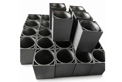 Hard anodized aluminum tubes for cylinder barrels