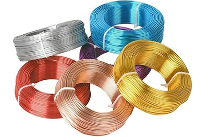 Anodized aluminum wire