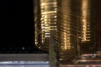MEMS sensor gold wire bonding