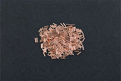Discrete copper pillar pin