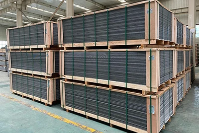 Forklift handling wrapped packages