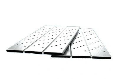 Dimpled HF welded B-type aluminum radiator tube