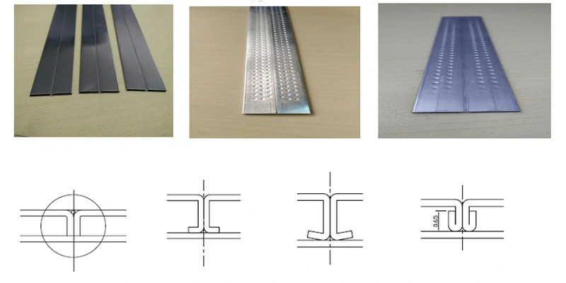 Folded and dimpled B-type aluminum radiator tubes with cross-section profiles