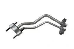Aluminum manifold tube for automotive condenser
