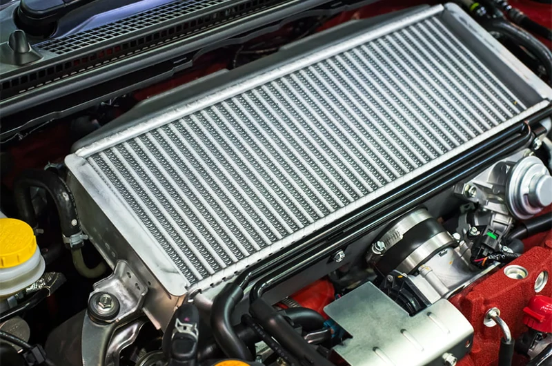 Aluminum radiator core for automotive cooling