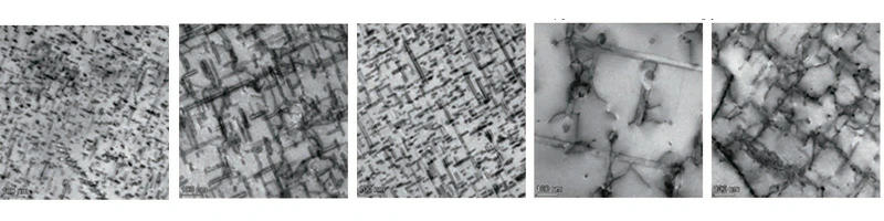Microstructure of high-conductivity aluminum busbar in T6, T61, T63, T64 and T65 tempers