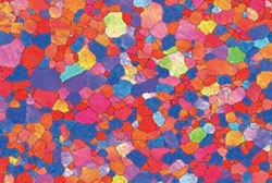EBSD grain structure of heat-resistant aluminum