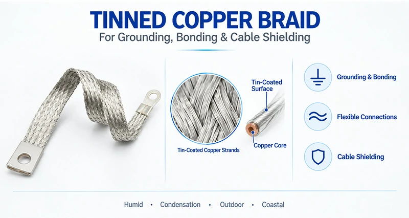 Tinned Copper Braid