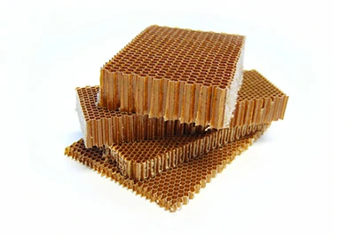Aramid honeycomb core for lightweight composite sandwich structures