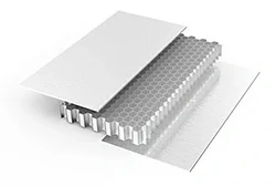 brazed aluminum honeycomb panel with all-metal
