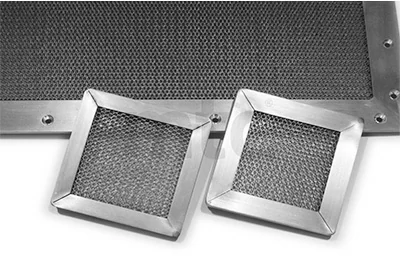 Honeycomb vent panel for airflow and EMI RFI shielding