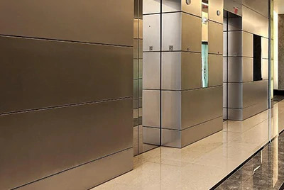 Honeycomb panels for architecture