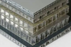 Decorative aluminum honeycomb panel