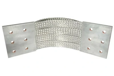 Braided flexible aluminum busbar