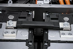 Flexible insulated aluminum busbar for EV battery