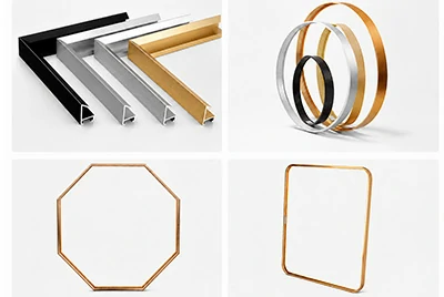 Mirror frame aluminum profile